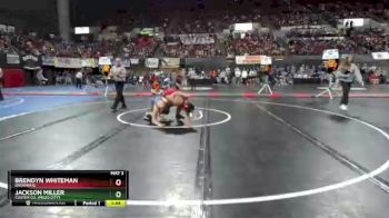 Champ. Round 1 - Brendyn Whiteman, Browning vs Jackson Miller, Custer Co. (Miles City)