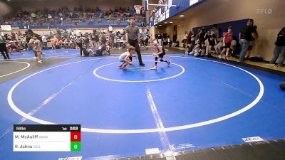 58 lbs Semifinal - Major McAuliff, Damascus vs Ryzen Johns, Collinsville Cardinal Youth Wrestling