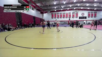 131 lbs Semis (4 Team) - Ashlee Gutierrez, Sacramento City College vs Emily Lau, Santa Rosa College