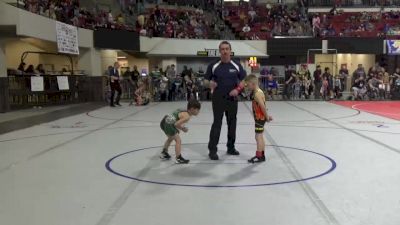 49 lbs Cons. Round 2 - Luca Smith, Belgrade Wrestling Club vs Sean Riffel, Billings Wrestling Club