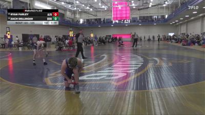 125 lbs Cons. Round 1 - Zach Dellinger, Penn State Behrend vs Ryan Farley, Alfred State