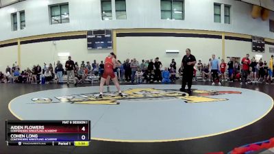 125 lbs Semifinal - Aiden Flowers, Contenders Wrestling Academy vs Cohen Long, Contenders Wrestling Academy