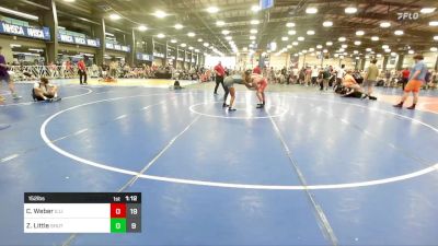 152 lbs Rr Rnd 1 - Carson Weber, Illinois Menace vs Zach Little, TS Gentoo Penguins