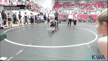 37 lbs Consolation - Kyson Lovelace, Clinton Youth Wrestling vs Kannon Engelhardt, Mojo Grappling Academy