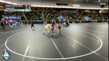 285 lbs Cons. Round 3 - Roberto Macias-Sidzyik, Creighton Preparatory School vs Kaden Stitt, Iowa City, West