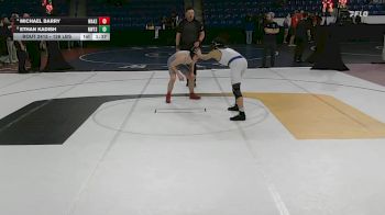 126 lbs 7th Place - Michael Barry, Wakefield vs Ethan Kadish, Newton South