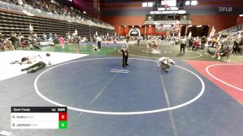 54 lbs Semifinal - Kovie Avery, Westlake vs Barrett Jackson, Eastside United WC