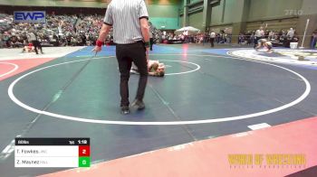 80 lbs Round Of 32 - Trey Fowkes, JWC vs Zayden Maynez, Fallon Outlaws Wrestling Club