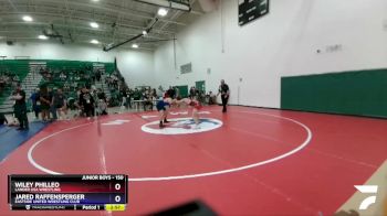 150 lbs Cons. Round 3 - Wiley Philleo, Lander USA Wrestling vs Jared Raffensperger, Eastside United Wrestling Club