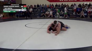 285 lbs Quarterfinal - Robert (Porter) Wright, Snow vs Ray Griffin, North Idaho College