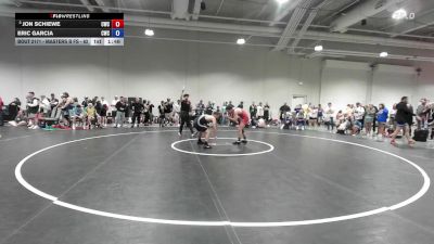 Masters B FS - 62 lbs Quarters - Jon Schiewe, Chicago Wrestling Club vs Eric Garcia, Coolidge Wrestling Club