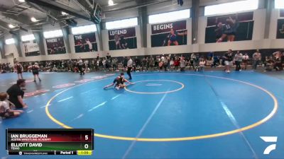 80 lbs Round 2 - Ian Bruggeman, Austin Wrestling Academy vs Elliott David, Texas