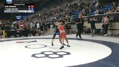 106 lbs Quarters - Cam Johnson, North Carolina vs Casen Becker, Colorado