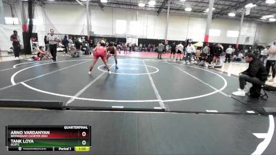 132 lbs Quarterfinal - Arno Vardanyan, Birmingham Charter High vs Tank Loya, OCRTC