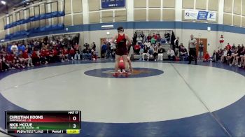 150 lbs Semis & Wb (16 Team) - Christian Koons, Martinsville vs Nick McCue, Terre Haute South