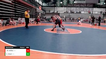 221-266 lbs Quarterfinal - Matthew Wilke, Unattached vs Aulbry West, Winnebago