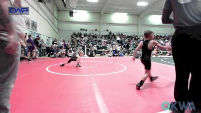 46 lbs Consi Of 4 - Jensen Freeman, HURRICANE WRESTLING ACADEMY vs Stetson Long, Pocola Youth Wrestling