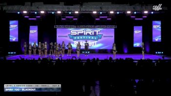 Spirit Too - Blackout [2026 L4 Senior Coed - D2 - Small Day 2] 2026 Spirit Fest Grand Nationals