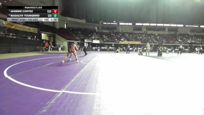 103 lbs Quarterfinal - Jasmine Cortez, Texas State (W) vs Madalyn Youngbird, Colorado State (W)