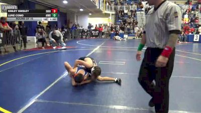 114 lbs Round Of 16 - Kinley Knisley, DuBois vs Luke Como, Armstrong