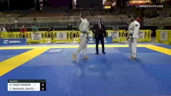 RICHARD WADE ROGERS III vs CARLOS EMANUEL SANTOS 2020 World Master IBJJF Jiu-Jitsu Championship