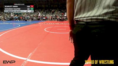 68 lbs Round Of 16 - Scarlett Amina, Flow Academy Honolulu, HI vs Savannah Halsted, Sebolt Wrestling Academy
