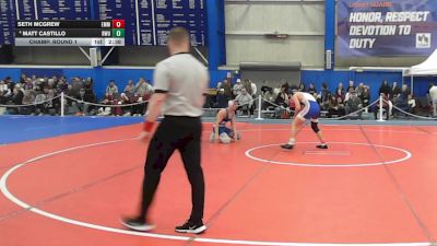 149 lbs Champ. Round 1 - Seth McGrew, Emmanuel College vs Matt Castillo, Roger Williams