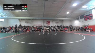 170 lbs Quarterfinal - Shylee Tuzon, Central - Grand Junction vs Emily Franzen, Central JG JV
