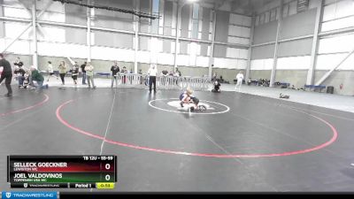 55-59 lbs Round 1 - Joel Valdovinos, Toppenish USA WC vs Selleck Goeckner, Lewiston WC