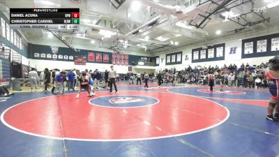 108 lbs Cons. Round 3 - Christopher Cardiel, RBWC (Rancho Bernardo Wrestlin vs Daniel Acuna, Dog Pound WC