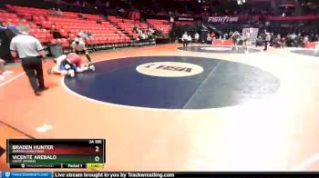 2 lbs Cons. Round 2 - Vicente Arebalo, Crete (Monee) vs Braden Hunter, Aurora (Christian)