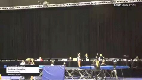 Addison Karagias - Individual Trampoline, Midwest Training - 2021 USA Gymnastics Championships