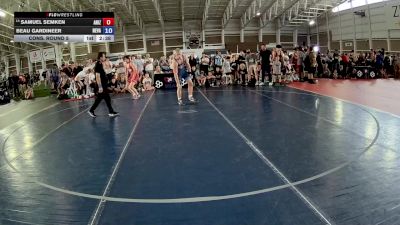 165 lbs Cons. Round 5 - Samuel Semken, Arizona vs Beau Gardineer, Nevada