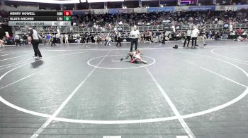40 lbs Semifinal - Henry Howell, Henryetta Knights WC vs Slate Archer, Lebanon Yellowjacket Wrestling
