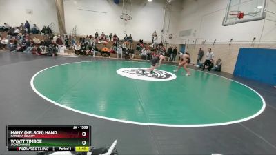 150B 1st Place Match - Wyatt Timboe, Jackson Hole vs Many (Nelson) Hand, Natrona County
