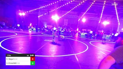 77 lbs Consi Of 4 - Carter Segul, Bear Cave WC vs Vincent Ehrenfelt, Pikes Peak Warriors