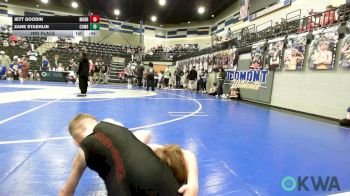 75 lbs 2nd Place - Jett Goodin, Morrison Takedown Club vs Zane Staehlin, Cowboy Wrestling Club