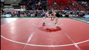 3A 215 lbs Cons. Round 2 - Logan Trimble, Ririe vs Mishka Rapp, Tri-Valley