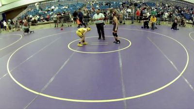 10U Boys - 105 lbs Quarters - Aydin McCallum, Avon Wrestling Club vs Joseph Englese, St. Charles WC