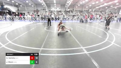 100 lbs Rr Rnd 1 - Aidin Vanicky, Grit Mat Club Red vs John Moon, Harlem Wrestling Academy