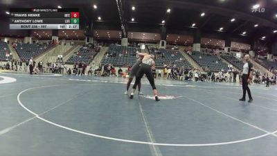 197 lbs Champ. Round 2 - Travis Henke, Indiana Tech vs Anthony Lowe, Life