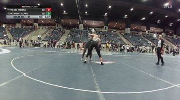 197 lbs Champ. Round 2 - Travis Henke, Indiana Tech vs Anthony Lowe, Life