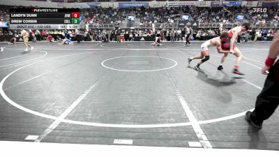 133 lbs Round Of 32 - Landyn Dunn, Juneau Tornados vs Drew Corbin, Collierville High School