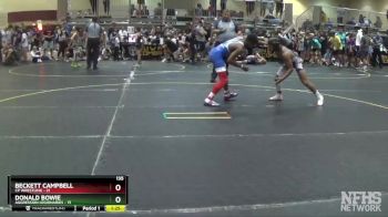 135 lbs Quarterfinals (8 Team) - Beckett Campbell, CP Wrestling vs Donald Bowie, Aggression Legionaries
