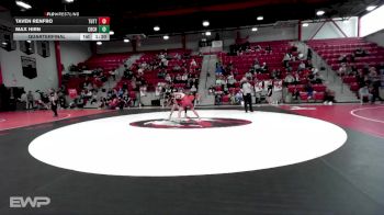 120 lbs Quarterfinal - Max Hirn, CROSSINGS CHRISTIAN vs Taven Renfro, TUTTLE