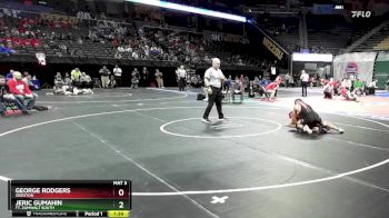 150 Class 3 lbs Champ. Round 1 - Jeric Gumahin, Ft. Zumwalt South vs George Rodgers, Sikeston