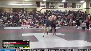 182 lbs Cons. Round 3 - Felipe Molina, West Liberty vs Jakob McGowan, Fort Madison