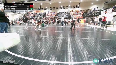 98 lbs Rr Rnd 2 - Kylie Stanhope, Sallisaw Takedown Club 2 vs Elaney Ryan, Grove Takedown Club