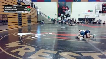 120 lbs Quarterfinal - Ethan Clough, Hood River Valley vs Hunter Gilbert, Banks