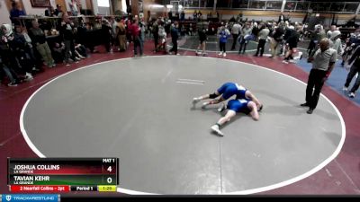 138 lbs Quarterfinal - Joshua Collins, La Grande vs Tavian Kehr, La Grande